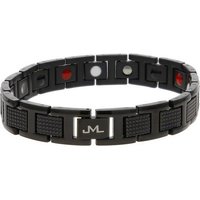 JuwelmaLux Armband JuwelmaLux Magnetarmband Edelstahl Ionen schwarz plattiert JL49-03-002 (kein Set, 1-tlg., kein Set) von JuwelmaLux