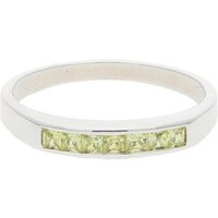 JuwelmaLux Fingerring JuwelmaLux Ring 925/000 Sterling Silber mit grünen Zirkonia JL30-07-46 (kein Set, 1-tlg) von JuwelmaLux