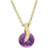 JuwelmaLux Kettenanhänger JuwelmaLux Anhänger 333/000 (8 Karat) Gold mit Amethyst JL30-02-1411 (1-tlg), Schmuckanhänger von JuwelmaLux