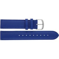 JuwelmaLux Uhrenarmband JuwelmaLux Uhrenband Herren, blau mit Edelstahl JL38-10-0241 18 mm von JuwelmaLux