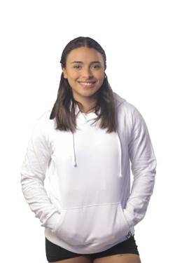 K-BRIGHT Damen Hoodie Premium Kapuzenpullover Pullover Nachhaltig Bio Baumwolle Freizeit Basic Hoodie Essential Pulli Frauen Vegan GOTS (Weiß) (S) von K-BRIGHT