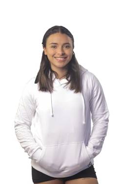 K-BRIGHT Damen Hoodie Premium Kapuzenpullover Pullover Nachhaltig Bio Baumwolle Freizeit Basic Hoodie Essential Pulli Frauen Vegan GOTS (Weiß) (XL) von K-BRIGHT