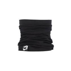 K-BRIGHT Funktionstuch Unisex Bio Baumwolle Herren Damen Multifunktionstuch Herren Schlauchschal Sleeve Scarf Maske Halstuch Bandana (Schwarz) von K-BRIGHT