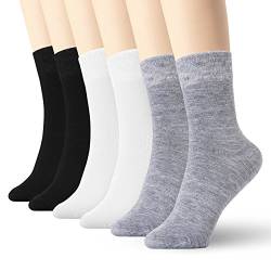 K-LORRA Lässige Baumwollsocken für Damen und Herren, multi, Medium von K-LORRA