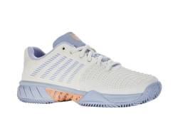 K-Swiss Performance Damen Express Light 3 HB Tennis Shoe, Star White/Heather/Peach Fuzz, 37.5 EU von K-Swiss Performance