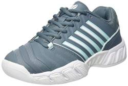 K-Swiss Damen Bigshot Light 4 Carpet Tennisschuh, Stormy Weather/White/ICY Morn, 41.5 EU von K-Swiss