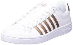 K-Swiss Damen Court TIEBREAK Sneaker, White/Rose Gold, 39 EU von K-Swiss