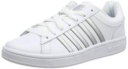K-Swiss Damen Court Winston Sneaker, Weiß (White/Silver 155) von K-Swiss