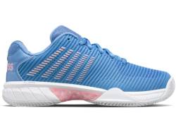 K-Swiss Damen Hypercourt Express 2 HB Tennisschuh, Silver Lake Blue/White/Orchid Pink, 42 EU von K-Swiss