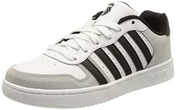 K-Swiss Herren Court Palisades Sneaker, White/Gray/Black, 41.5 EU von K-Swiss