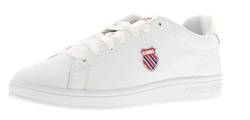 K-Swiss Herren Court Shield Sneaker, White/Corporate, 44.5 EU von K-Swiss