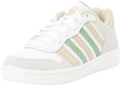 K-Swiss Herren Court Sneaker, White/Doeskin/Basil, 40 EU von K-Swiss