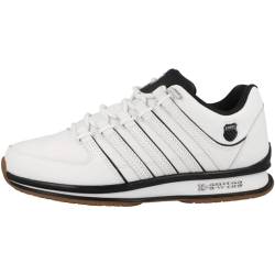 K-Swiss Herren Rinzler Sneaker, White/Black/Gum, 41 EU von K-Swiss