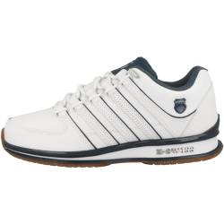 K-Swiss Herren Rinzler Sneaker, White/Orion Blue/Gum, 45 EU von K-Swiss
