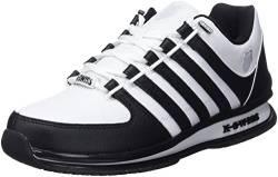 K-Swiss Herren Rinzler Sneaker, White/White/Black, 41 EU von K-Swiss