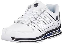 K-Swiss Herren Rinzler Sneaker, White/White/Black, 45 EU von K-Swiss