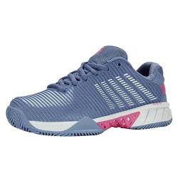 K-Swiss Performance Damen Hypercourt Express 2 HB Tennis Shoe, Infinity/Blue Blush/Carmine Rose, 40 EU von K-Swiss