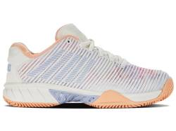 K-Swiss Performance Damen Hypercourt Express 2 HB Tennis Shoe, Star White/Peach Fuzz/Heather, 38 EU von K-Swiss