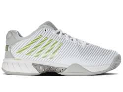 K-Swiss Performance Damen Hypercourt Express 2 Tennis Shoe, White/Gray Violet/Lime Green, 41 EU von K-Swiss