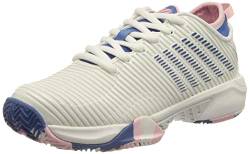 K-Swiss Performance Damen Hypercourt Supreme HB Tennisschuh, White/Star Sapphire/Orchid Pink, 38 EU von K-Swiss