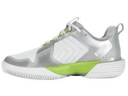 K-Swiss Performance Damen Ultrashot 3 HB Tennis Shoe, White/Gray Violet/Lime Green, 38 EU von K-Swiss