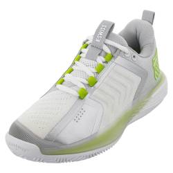 K-Swiss Performance Damen Ultrashot 3 HB Tennis Shoe, White/Gray Violet/Lime Green, 41 EU von K-Swiss