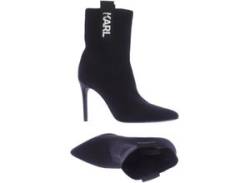 Karl by Karl Lagerfeld Damen Stiefelette, schwarz von K by KARL LAGERFELD