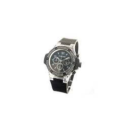 K&Bros Damen Chronograph Quarz Uhr mit Gummi Armband 9526-1-650 von K&Bros
