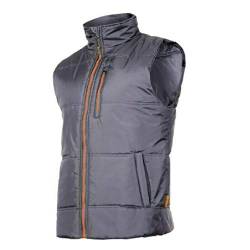 K&G Warmweste Arbeitsweste Lahti PRO L41309 GRAU Herrenweste Berufsweste Bodywarmer Winterweste Outdoorweste Warm Herren Weste Outdoor (M) von K&G