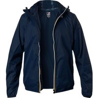 K-WAY Herren Regenjacke blau Mikrofaser unifarben von K-way