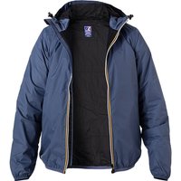 K-WAY Herren Regenjacke blau Mikrofaser unifarben von K-way