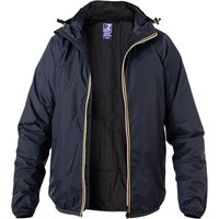 K-WAY Herren Regenjacke blau Mikrofaser unifarben von K-way