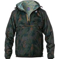 K-WAY Herren Regenjacke grün Mikrofaser camouflage von K-way