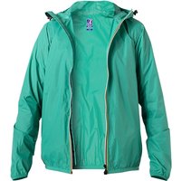 K-WAY Herren Regenjacke grün Mikrofaser unifarben von K-way