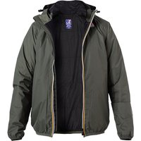 K-WAY Herren Regenjacke grün Mikrofaser unifarben von K-way