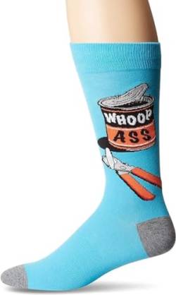 K. Bell Socks Men's Whoop A Crew Socks Casual, Blue, 6-12 von K. Bell Socks