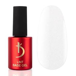 K Professional Base Coat - Base Gel Fiber - Shine Milky Camouflage French -7ml- Unterlack - UV Nagellack - Gel Nägel - Glänzen Milchig Tarnfarbe - Nagellack UV LED von K