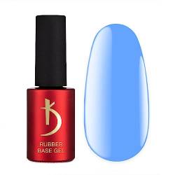 K Professional Rubber Base Gel - Base Coat Blue -7ml- Unterlack - Nagellack - Gel Nägel - Blau Farben - UV Nagellack von K