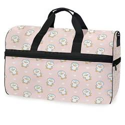 Enten Süße Liebe Tiere Sporttasche Badetasche mit Schuhfach Reisetaschen Handtasche für Reisen Frauen Mädchen Männer von KAAVIYO