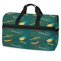 Fruchtsonne Cartoon Sporttasche Badetasche mit Schuhfach Reisetaschen Handtasche für Reisen Frauen Mädchen Männer von KAAVIYO
