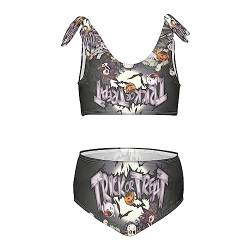 Halloween Niedliche Cartoons Badeanzug Bademode Badeanzüge Zwei Stücke Set Swimsuit für Mädchen Kind von KAAVIYO