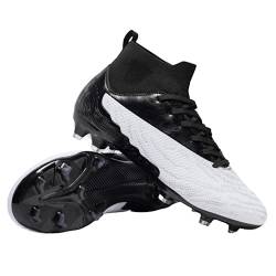 KAEAEILSS Fußballschuhe Herren High Top Spike Cleats Fussballschuhe Jugendliche Athletics Trainingsschuhe Professionelle Outdoor Sportschuhe Fußball Stiefel von KAEAEILSS