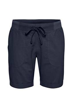 KAFFE CURVE Shorts KCnana Damen Shorts Große Größen Sommer Regular Fit Kurze Hose Midnight Marine 50 von KAFFE CURVE