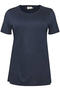 KAFFE CURVE T-Shirt KCaneli Midnight Marine XL von KAFFE CURVE