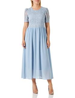 KAFFE Damen Kaabina Maxi Casual Dress, Celestial Blue, 42 von KAFFE