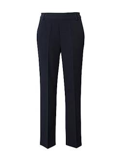 KAFFE Damen Kasakura Hw Casual Pants, Midnight Marine, 42 von KAFFE