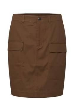 KAFFE KAcarmen Skirt Damen Rock Cargo Knielang Skirt Cargotaschen Soft Silt 40 von KAFFE