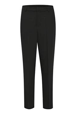 KAFFE KAsakura HW Zipper Pants Damen Hose Business Elegant High Waist Anzughose Büro Freizeithose mit Taschen Black Deep 44 von KAFFE