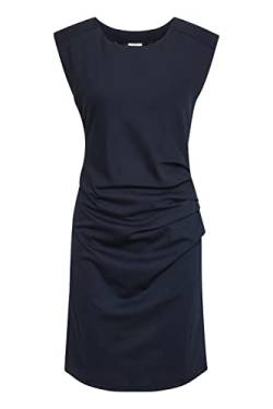 KAFFE Kleid India Damen Kleid Kurzarm Rundhals Cocktailkleid Midnight Marine XL von KAFFE