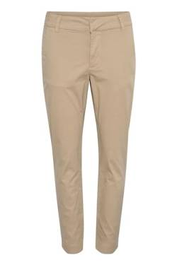 KAFFE Pants Suiting KAmette Damen Hose Elegant Elastische Taille Casual Anzughose Savannah Tan 44 von KAFFE